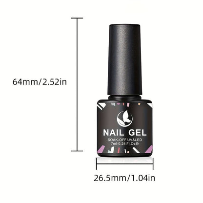 35-Color Gel Nail Polish Kit with UV LED Lamp, Electric Nail Grinder, Four Top Coats and Decoration Tools