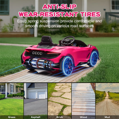 12V Kids Ride On Car Electric Vehicle with Hydraulic Doors Remote Control with the Listed Color, Size or Set Options for Everyday Use