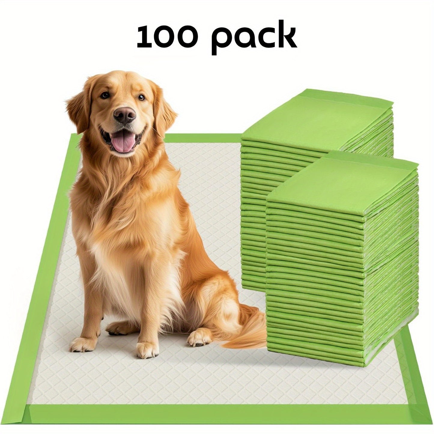 Puppy Pee Pads Jumbo Extra Large for Big Dogs – 6-Layer Heavy Duty Leakproof & Odor Control, Quick-Dry Super Absorbent Training Pads