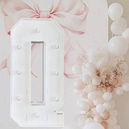 Marquee Letter Lights White LED - 3FT Light Up Letters A-Z for Birthday, Anniversary, Wedding & Party Decor
