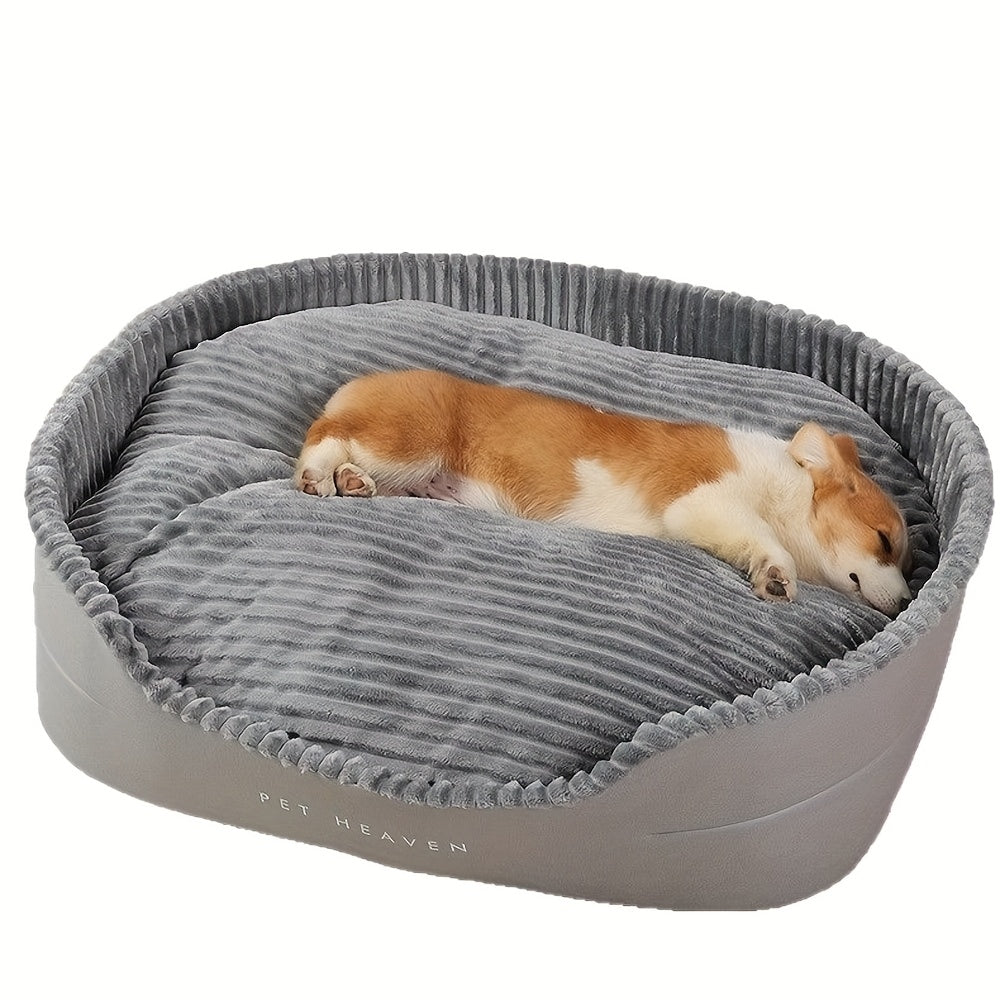 Large Dog Bed Washable Orthopedic Pet Bed – Machine Washable, Bite Resistant, Anti-Slip, All Season Comfort for Medium & Large Dogs