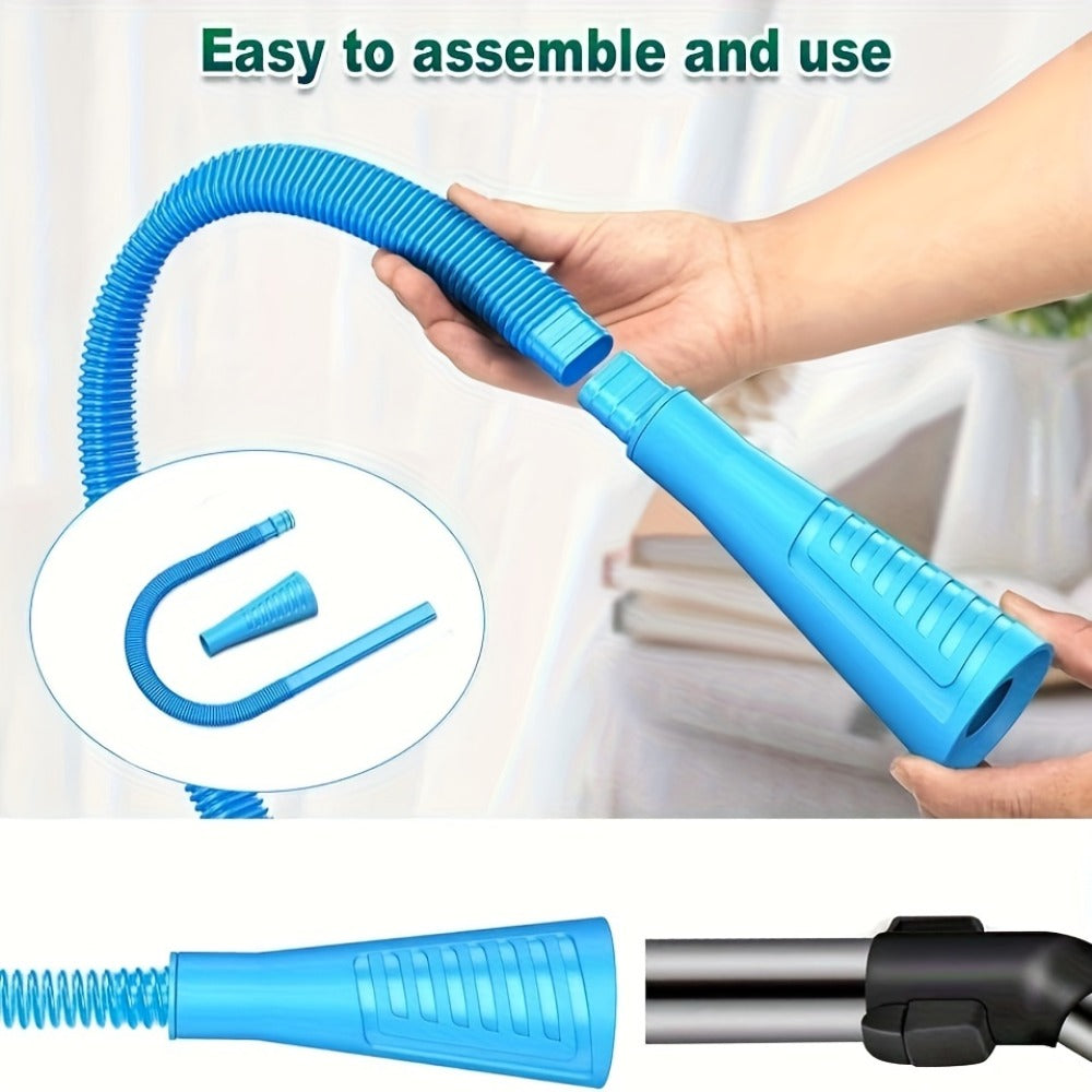 Dryer Vent Cleaner Kit Vacuum Hose Attachment Lint Remover Brush Flexible Dryer Duct Cleaning Tool for Removing Lint Debris Blockage