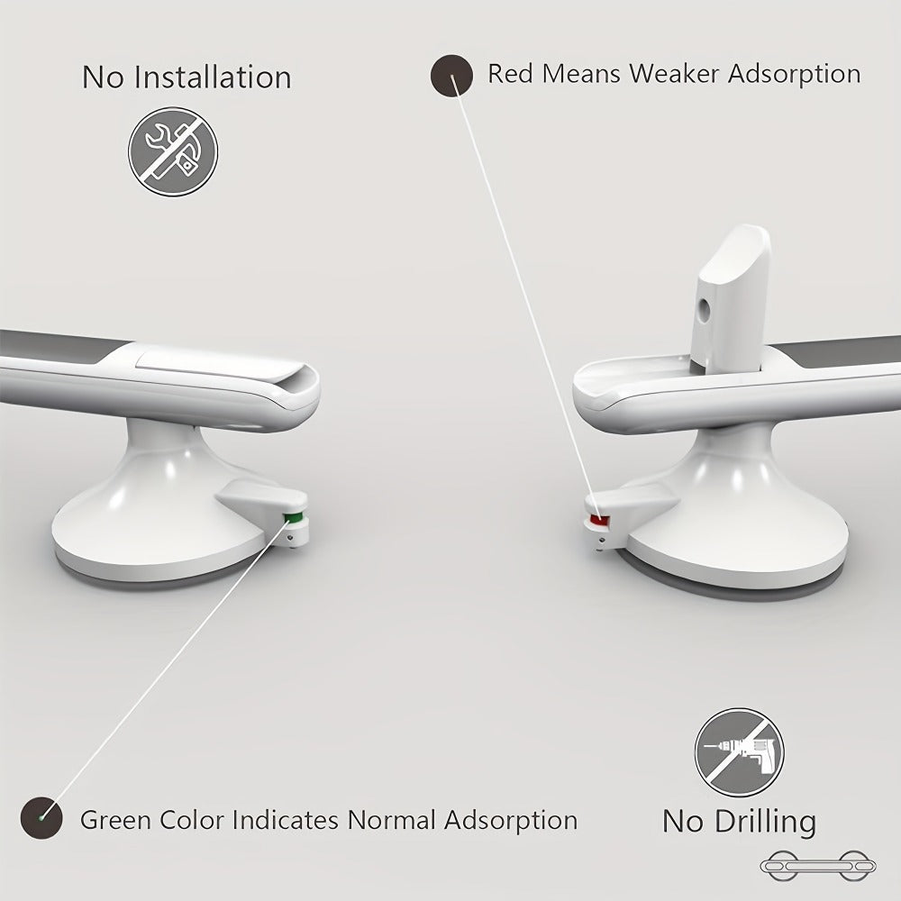 Safety Grab Bar for Seniors - Suction Cup Handrail for Bathroom, Bathtub Rail, Elderly Assist Handle