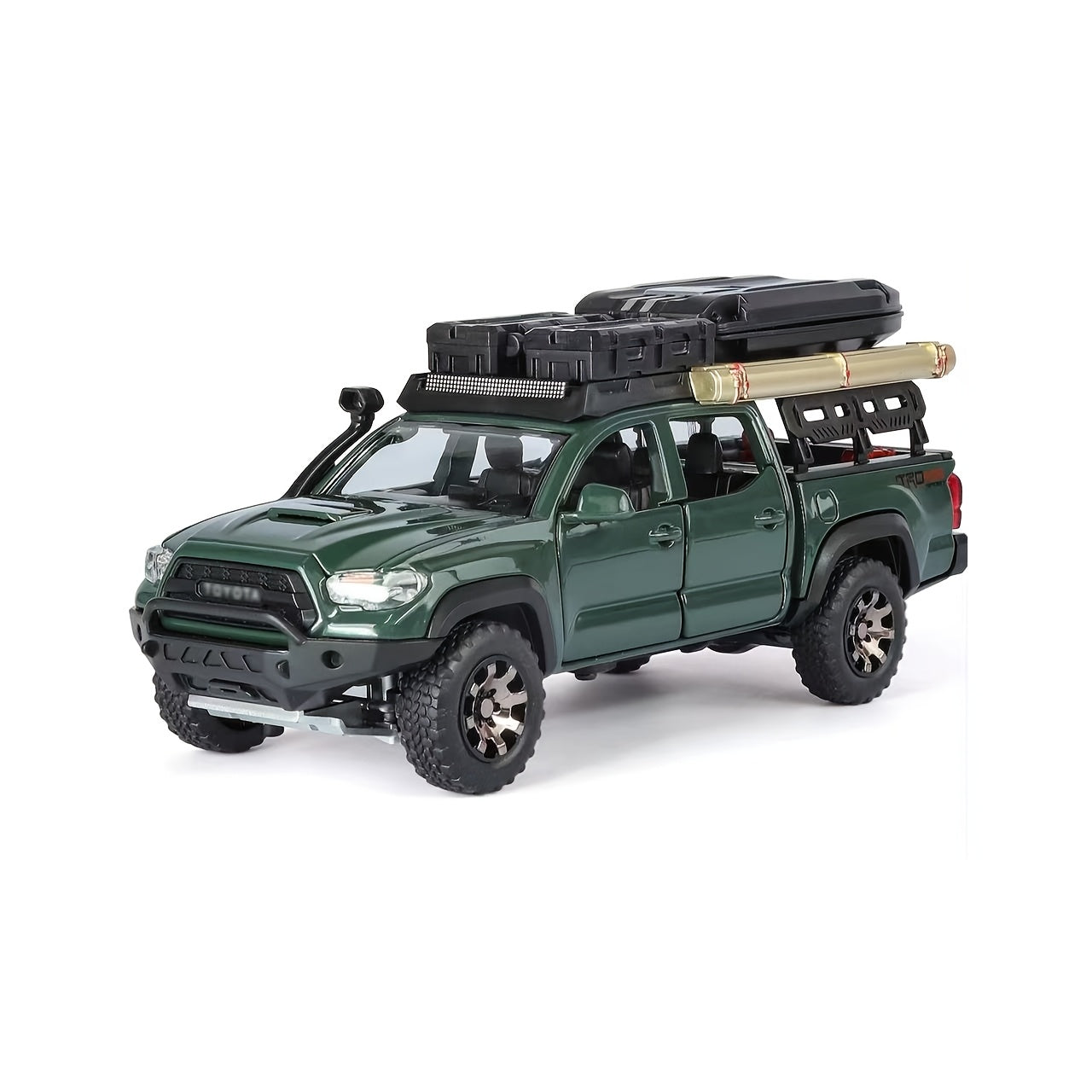 1:32 Scale Toyota Off-Road Die-Cast Model Car with Openable Doors, Zinc Alloy High-Detail Static Display Replica
