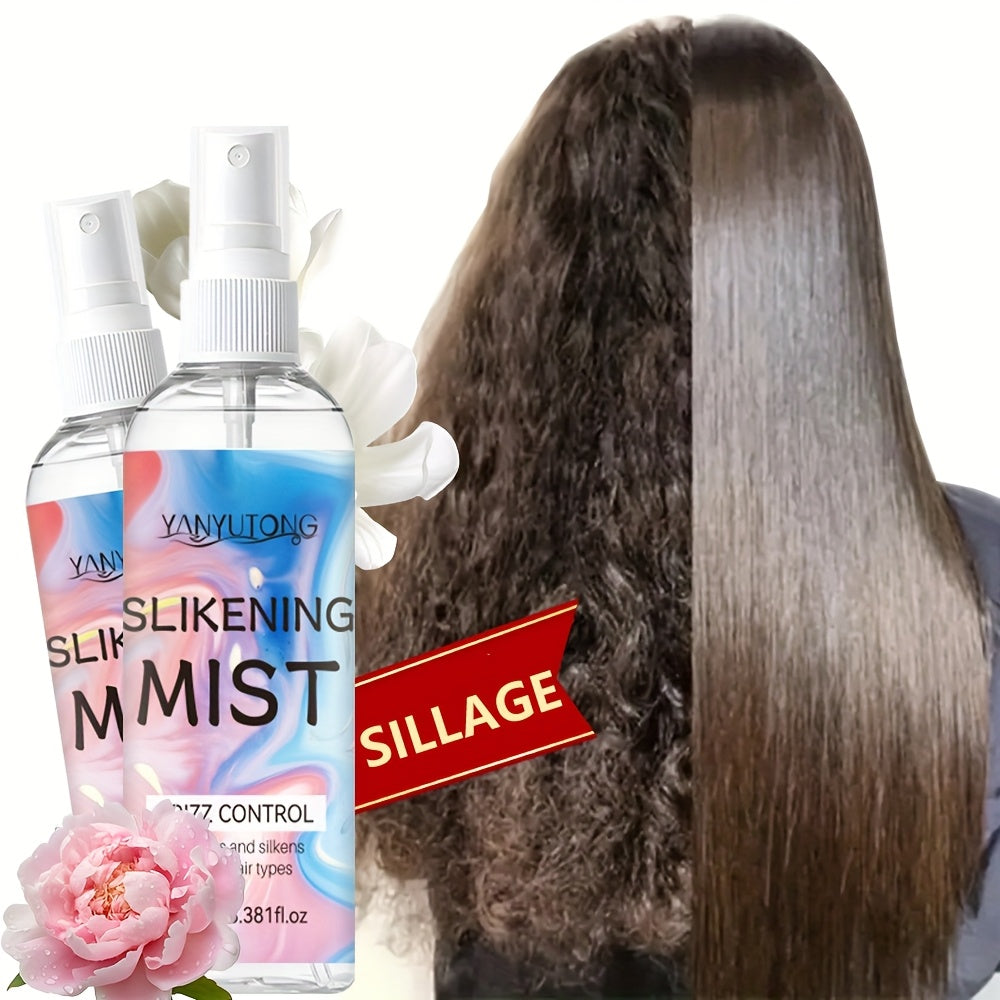 Perfumed Hair Mist Smoothing Spray 100ml – Heat Protection, Anti-Frizz, Moisturizing & Detangling Leave-In Formula | Long-Lasting Fragrance