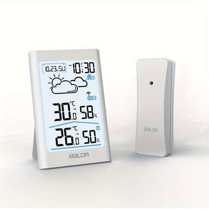 Home Weather Station | Wireless Indoor Outdoor Forecast Alarm Clock