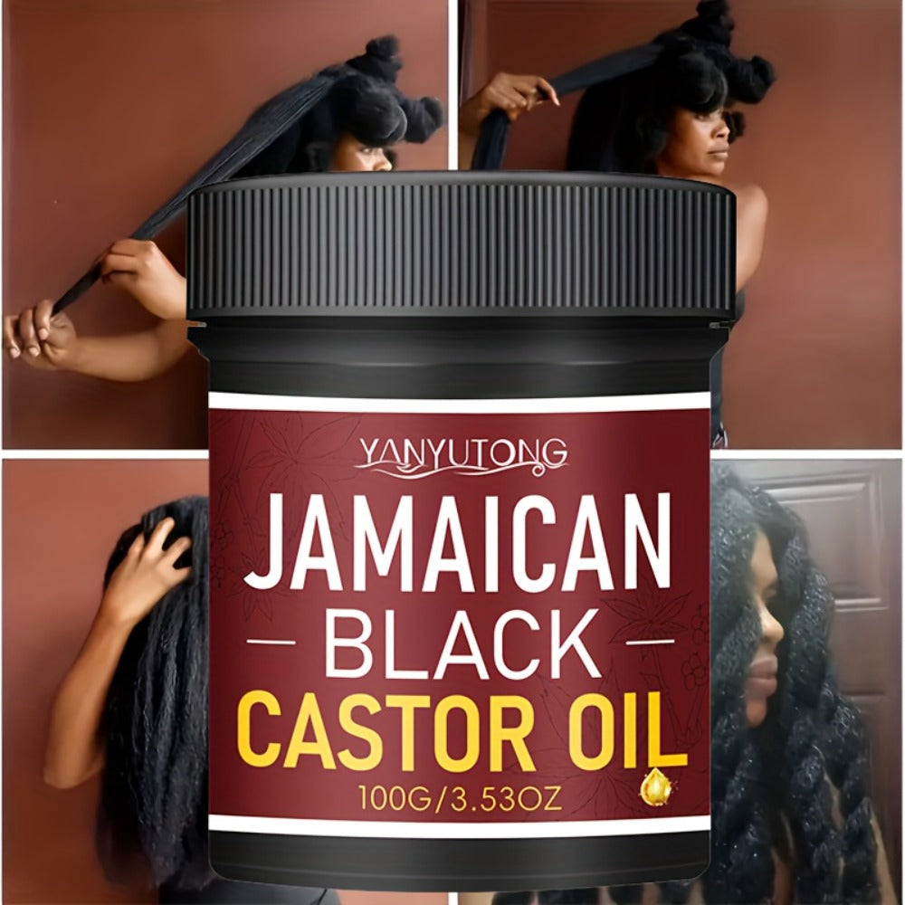 Jamaican Black Castor Oil Hair Milk for Women & Men - Revitalizing Formula, Natural Volume & Smoothness