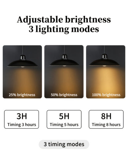 Solar Pendant Light Indoor Outdoor Hanging Light Fixture 3200mAh Rechargeable - 3 Brightness for an Everyday Personal Care Routine