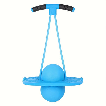 Bounce Ball with Handle for Kids & Adults – High-Elasticity Hopper Ball, Durable Wear-Resistant Jumping Ball for Fitness & Outdoor Fun