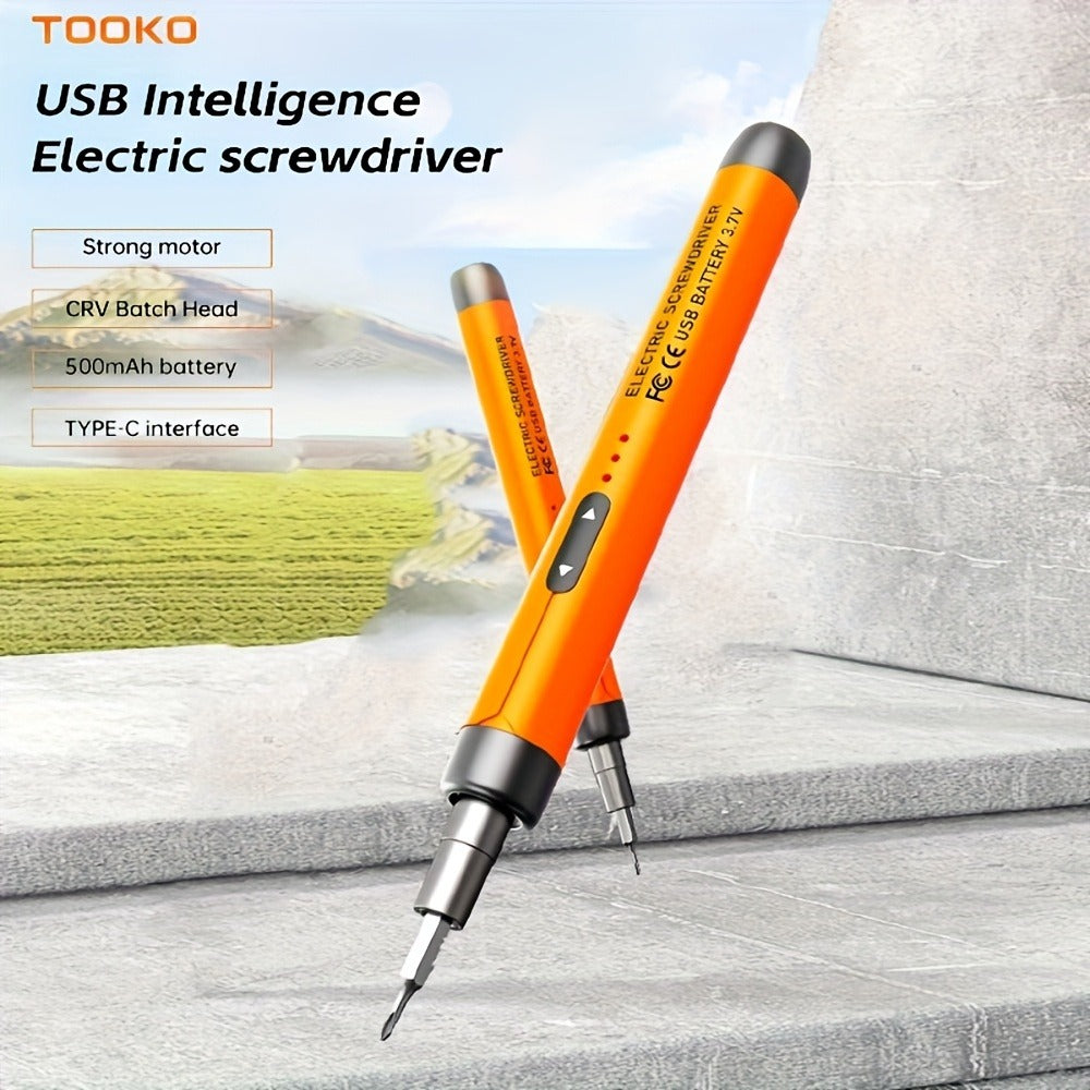 46-in-1 Electric Precision Screwdriver Kit - Brushless Motor USB Rechargeable 500mAh, 46 Bits Reverse Rotation for Phone