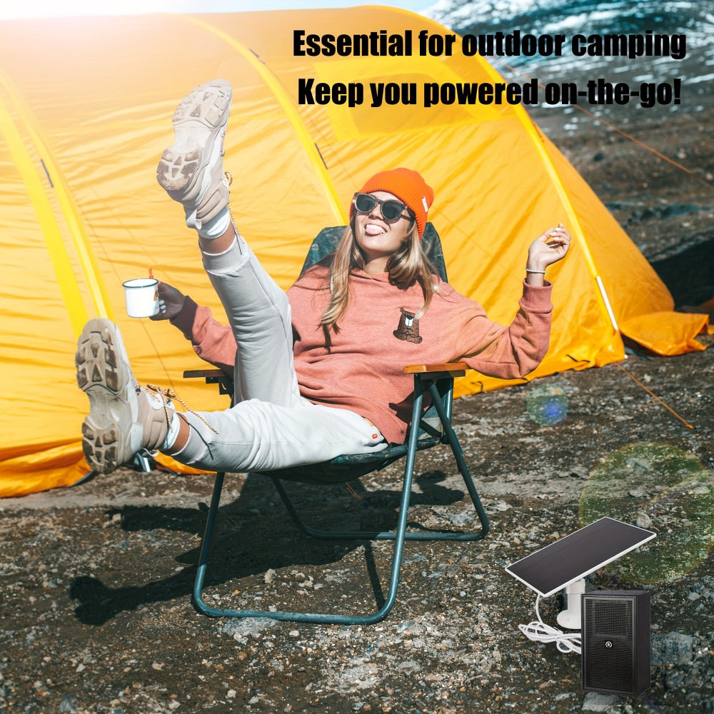 3-Pack Portable Solar Panel Kit 5V 3W with 360° Adjustable Mount, USB & Type-C Output for an Everyday Personal Care Routine