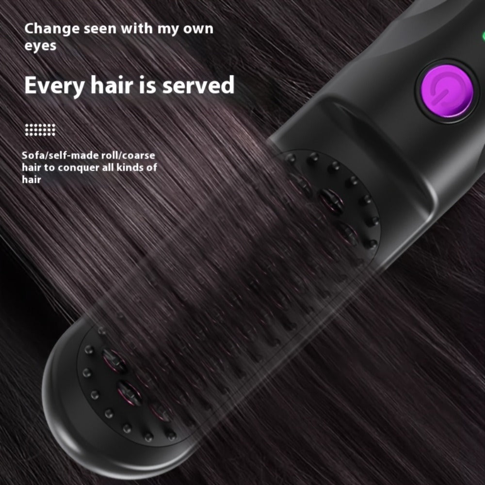 Wireless Hair Straightener Comb - Portable Cordless Straightening Brush with 3-Min Fast Heat, 3 Temp Settings 170-190°C