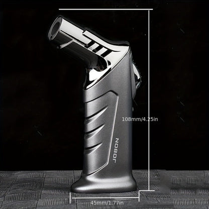 Butane Torch Lighter with Gift Box - Jobon Adjustable Flame Kitchen Torch, BBQ Camping Lighter for Men