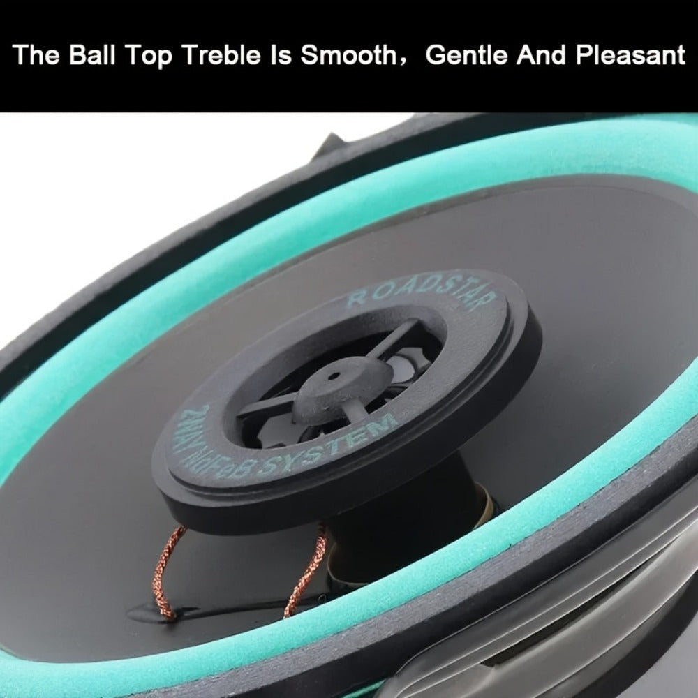 6.5 Inch Car Speakers 160W HiFi Coaxial Full Range – Universal Automotive Audio Stereo Speaker, Single or Pair