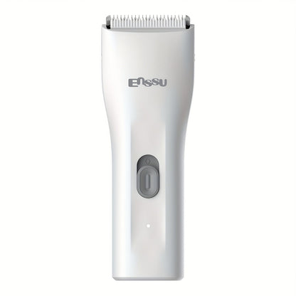 Ceramic Blade IPX7 Waterproof Ball Trimmer for Men Replaceable Head Electric Groin Pubic Body Hair Shaver LED Battery Display Safe Gentle