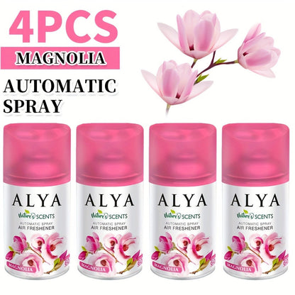 Spray Air Freshener Refill 8.45oz 1pc or 4pcs - 6 Scents Lavender Vanilla Cool Linen Ocean Mixed Berries Magnolia