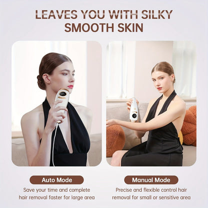 IPL Hair Removal Device for Women & Men 999, 900 Flashes – Permanent At-Home Hair Remover 9 Energy Levels Painless Full Body Legs Arms