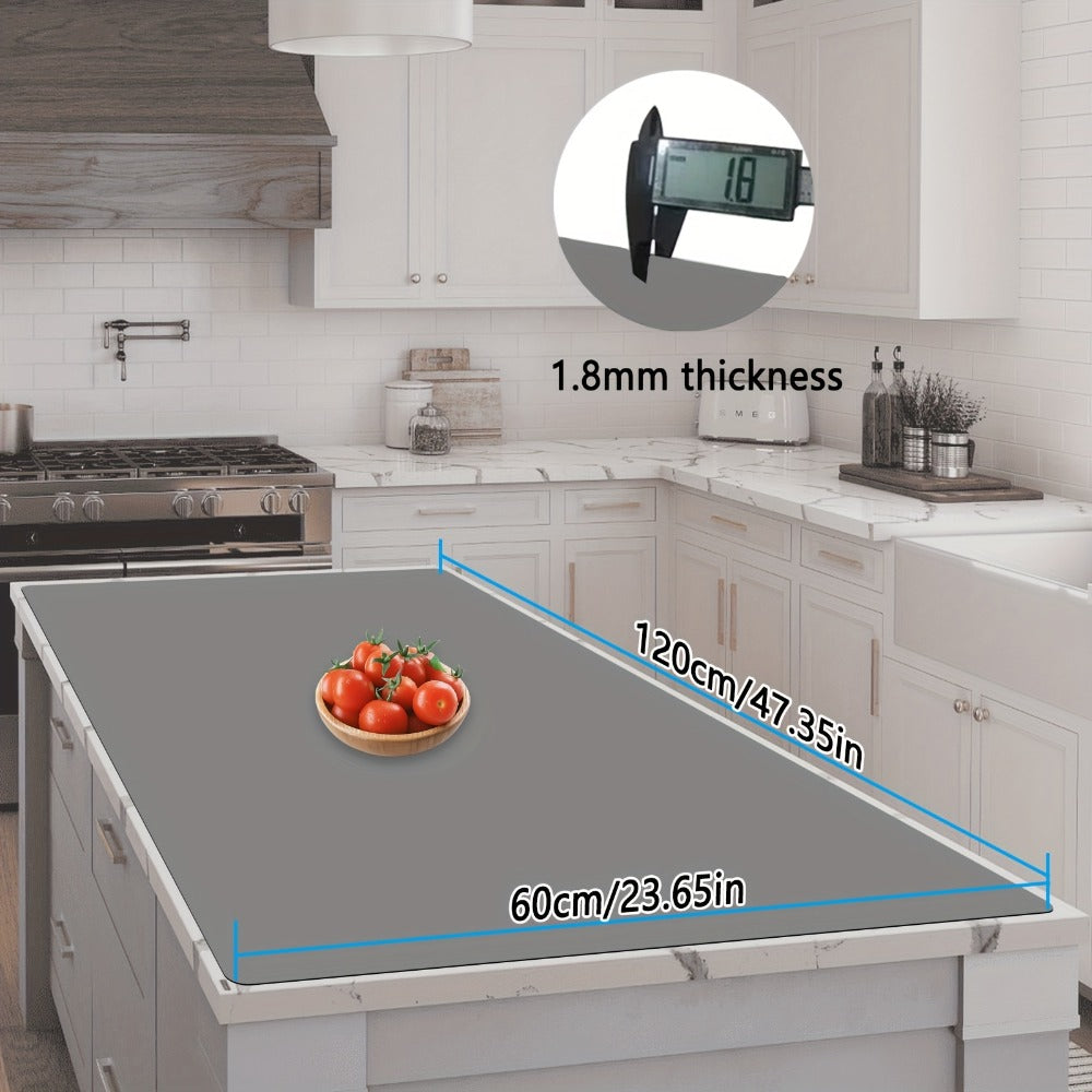 Extra Large Silicone Mat for Kitchen Counter, Heat Resistant Countertop Protector, Nonstick Craft Mat & Placemat