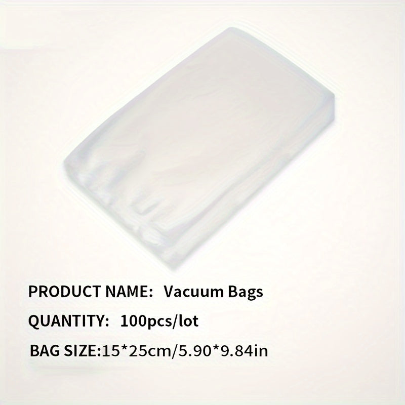 Micro Perforated Food Storage Bags 100 Pack - Breathable Ventilated Produce Bags for Fruits Vegetables Meat and Seafood