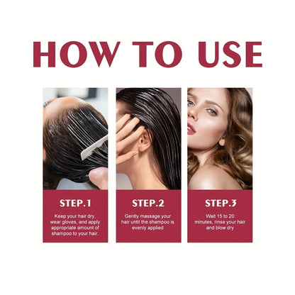 Hair Color Shampoo, EELHOE Silver Gray Two-Bottle Set with 3.38oz in Each Labeled Pump Bottle