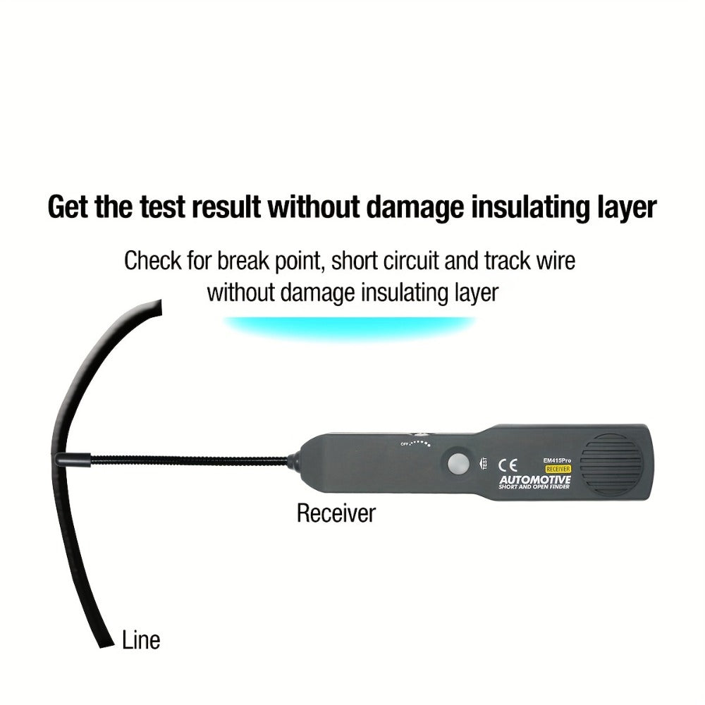 EM415PRO Automotive Circuit Tracer & Short Circuit Detector – Open Circuit Finder, Wire Tracer Tool for Car Electrical Fault Diagnosis