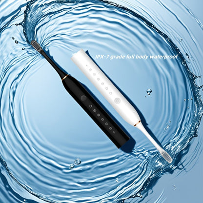 Rechargeable Electric Toothbrush with 6 Cleaning Modes & Smart Timer, USB Sonic Toothbrush for Adults