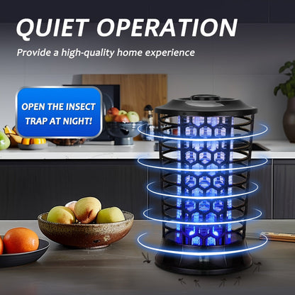 Bug Zapper Indoor Mosquito - Electric Insect Trap Plug-In UV Light Fly Zapper for Home, Bedroom, Kitchen