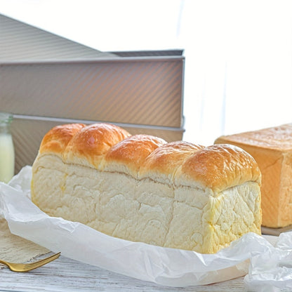 Pullman Loaf Pan with Lid, Extra Large 12.3x4.7x4.3 Inch Sandwich Bread Pan with Vent Holes