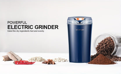 Electric Coffee Grinder 200W | Quiet Spice Grinder | 80g Large Capacity 12 Cups | 304 Stainless Steel Blade | One-Touch Operation | Grinds