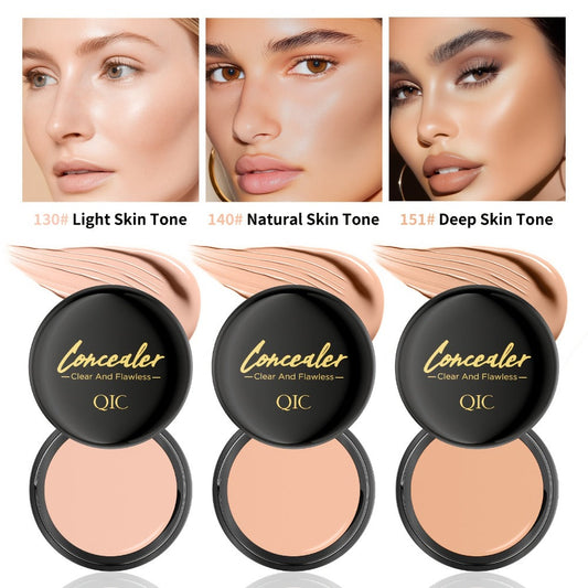 Concealer Cream Set 2pcs Full Coverage – Waterproof Matte Finish, Plant-Based Squalane, Buildable Coverage for Dark Spots