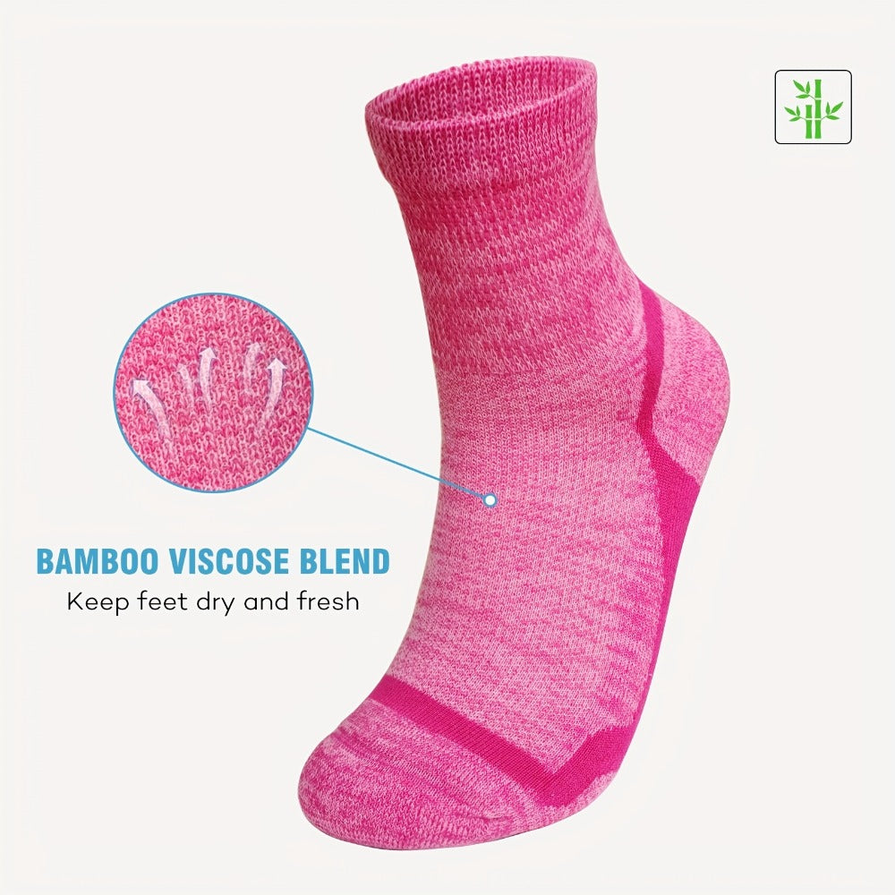 Wide Calf Socks 5 Pairs Loose Top Non-Binding Breathable Crew Socks for Men Women Plus Size for Entryways, Bedrooms and Living Spaces