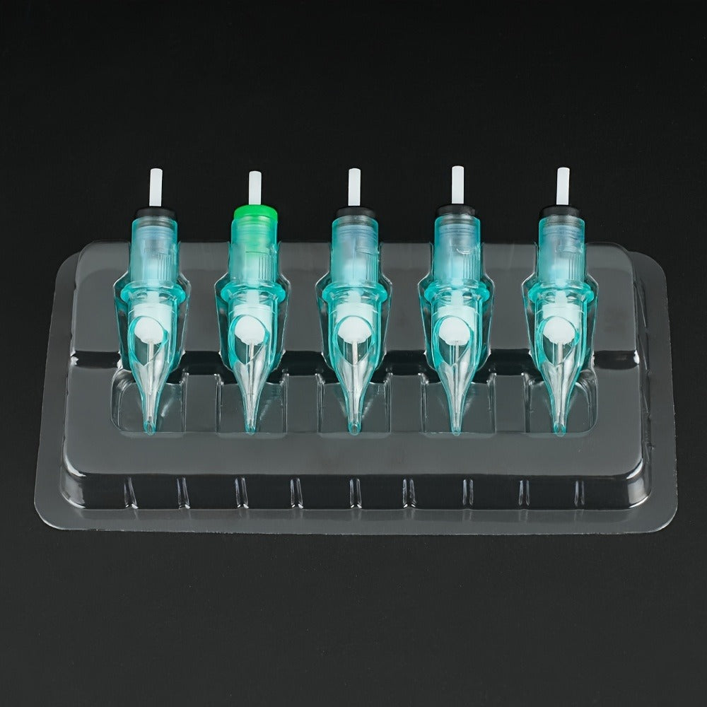 Disposable Tattoo Needle Holders 50Pcs Sterile Single-Use Grip Tubes for Professional for Temporary Body Art, Festivals and Costumes