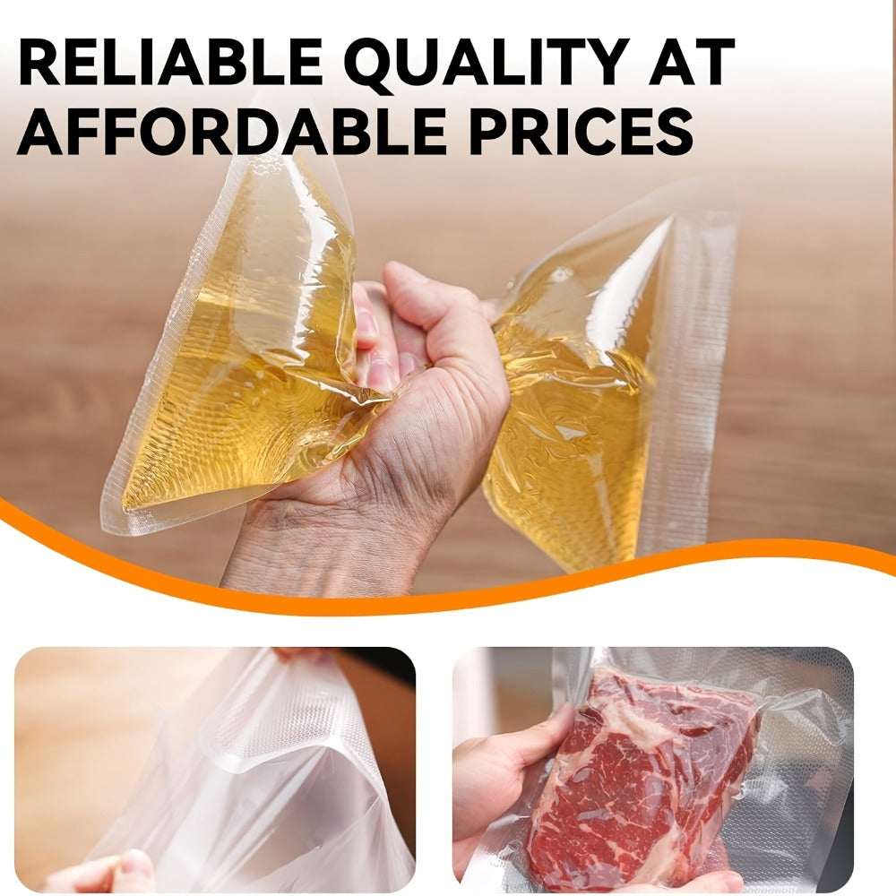 Vacuum Sealer Bags 250pcs - Food Storage Bags in 3 Sizes (6"x10", 8"x12", 11"x16") for Entryways, Bedrooms and Living Spaces