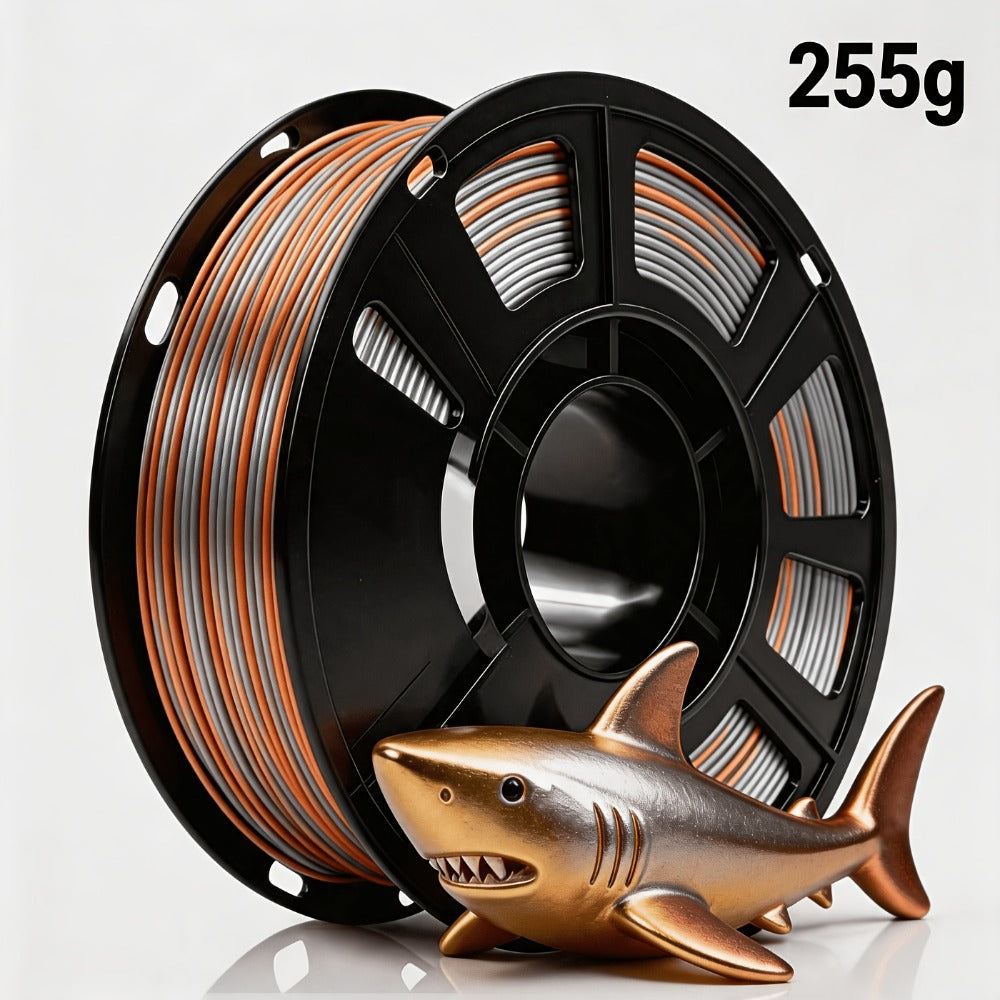 Rainbow PLA Filament 1.75mm Single Dual Triple Color Vacuum Packed, Neatly Wound High Precision ±0.02mm Smooth Printing