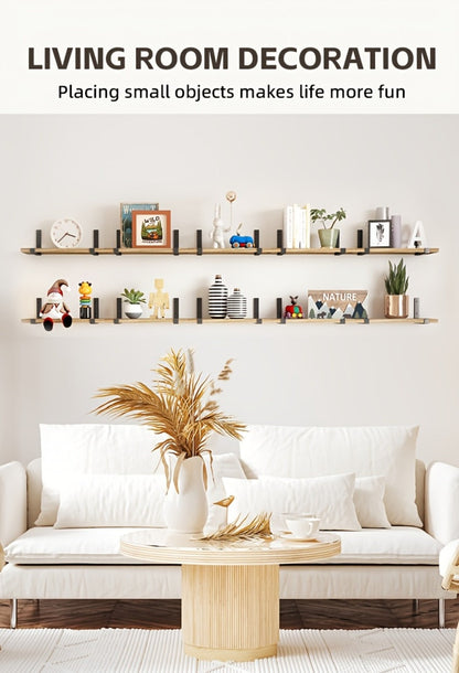 Floating Shelves for Wall 10 Pack 15.8x5.9 Inch Wall Mounted Shelf for Bedroom Kitchen for Home Cooking, Dining and Outdoor Meals