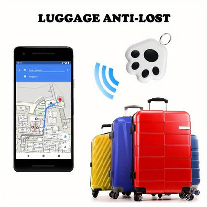 Dog Paw Smart Tracker Anti-Lost Positioning with Recording & Shutter Control, Cute Pet Accessory for Dogs & Cats