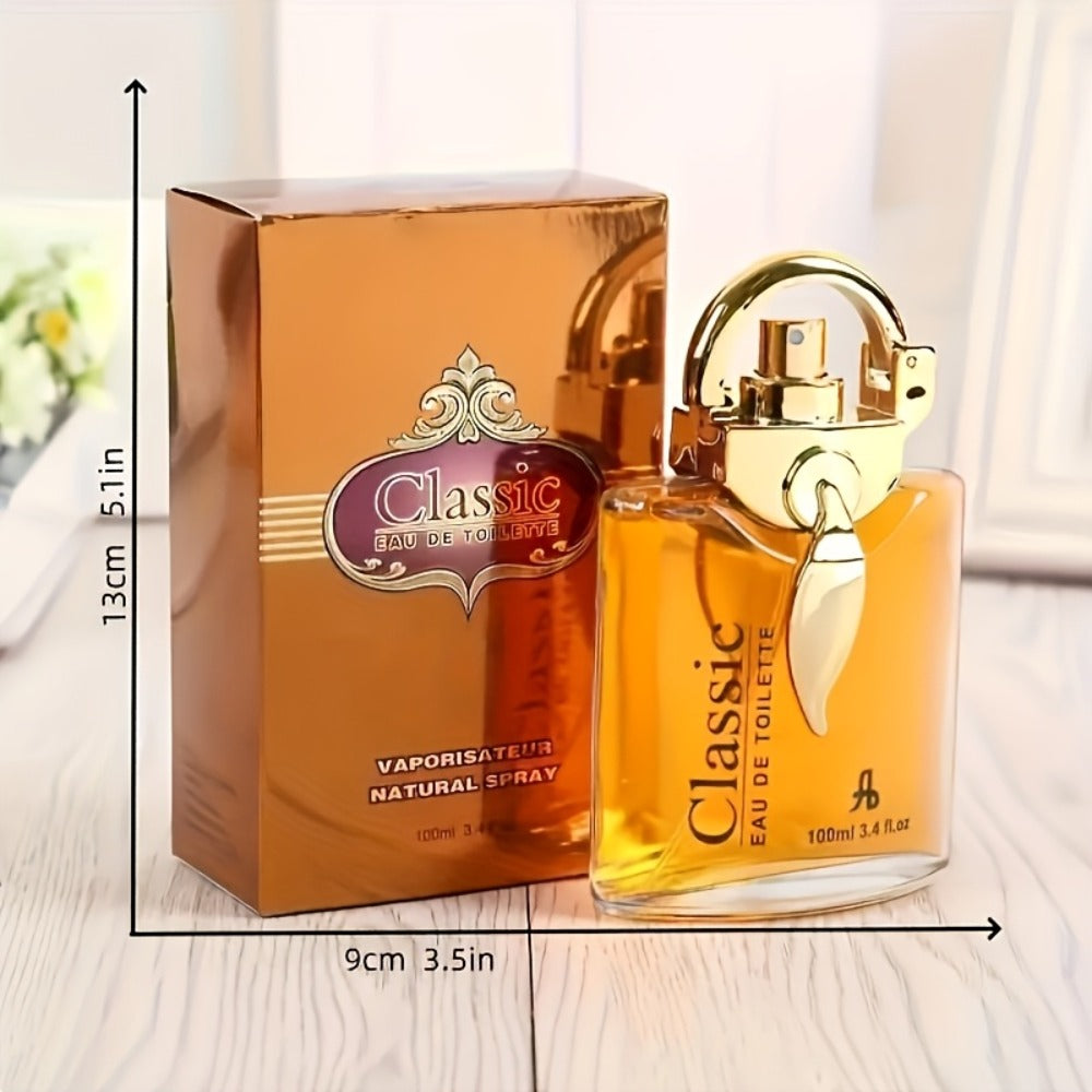 Arabian Perfume for Women - Sultan Amber Dubai Fragrance Spray EDT 100ml 3.4 oz, Intense Floral Amber Scent with Golden Oud Oil