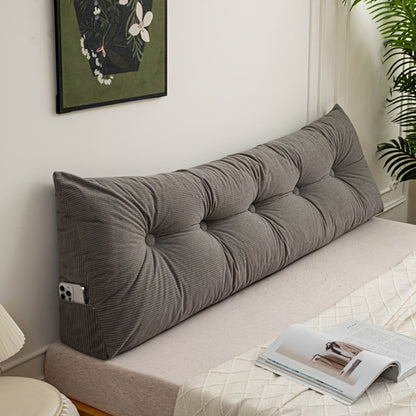 Tufted Triangular Backrest Cushion in Five Colors and Three Lengths from 59.06 to 78.74 Inches