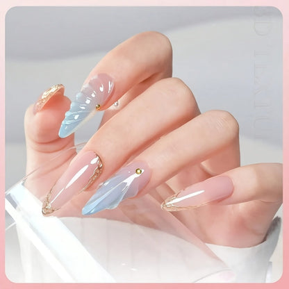 No Wipe Clear 3D Nail Sculpting Gel 2pcs 0.51oz DIY Carving Gel for Raised 3D Designs Flowers Swirls Painting Decoration UV LED Builder Gel