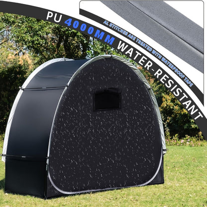 Bike Storage Shed Tent Outdoor Bicycle Cover Shelter 210D Oxford PU4000 for 2-3 Bikes Lawn Mower Garden Tool Storage