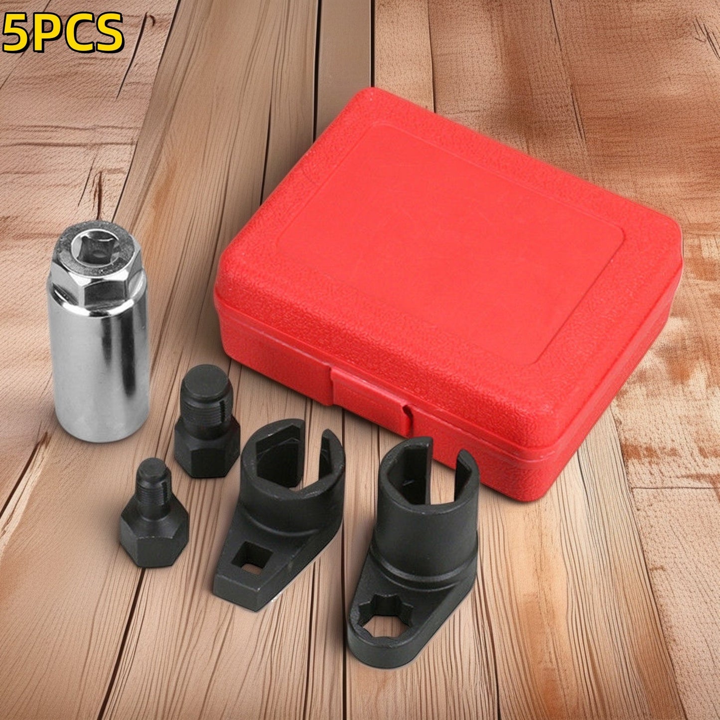 Oxygen Sensor Socket Set – Professional Removal & Installation Tool Kit for All Vehicles, Universal 22mm Slotted Design