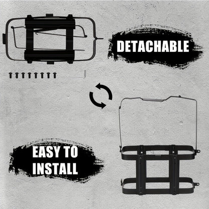Jerry Can Holder Mount 5 Gallon 20L NATO Style Steel Gas Can Lockable Mounting Bracket for Jeep Truck RV Motorcycle Overlanding Camping