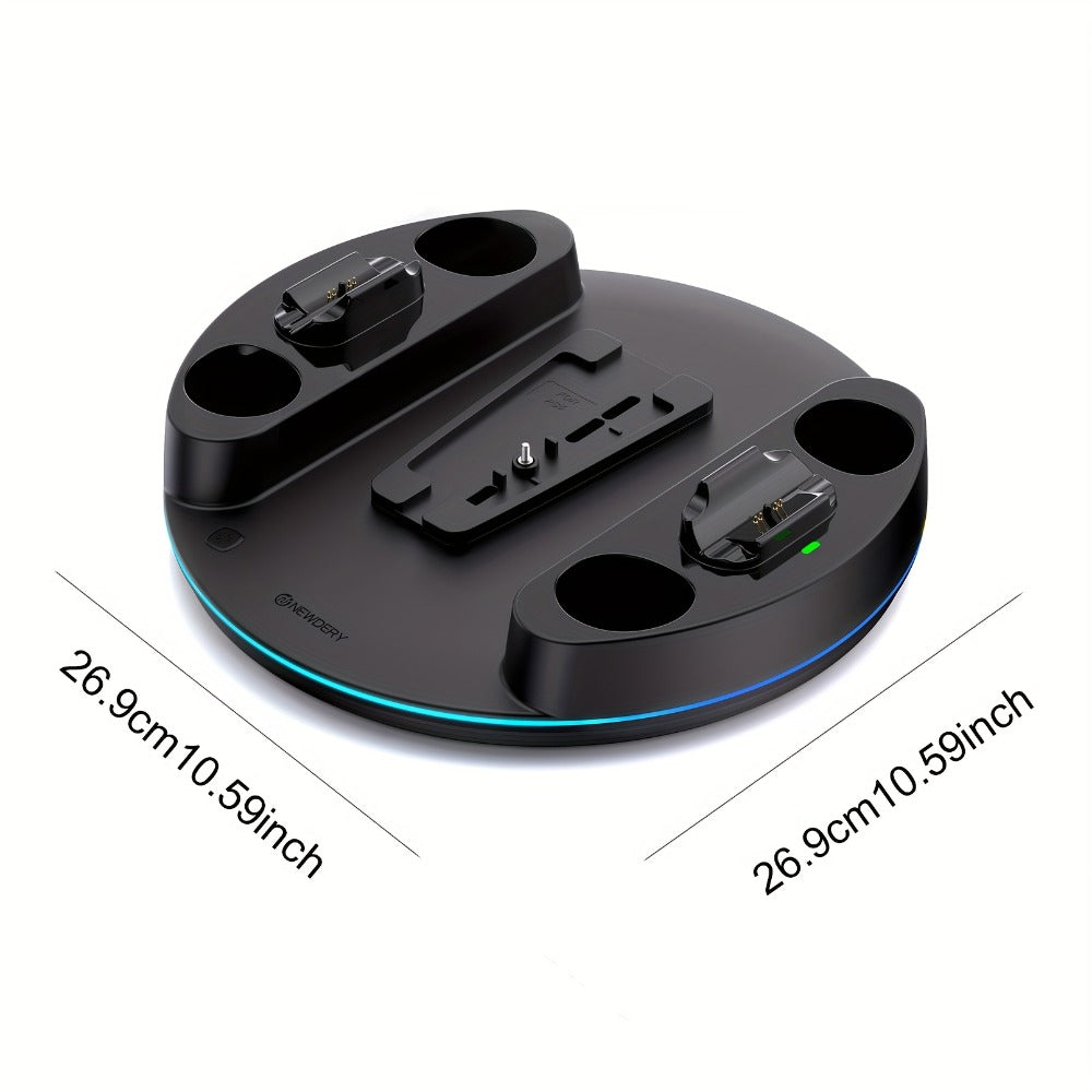 PS5 Charging Station with RGB Light Stand for PS5 Slim PS5 Pro - Fast Dual Controller Charger for an Everyday Personal Care Routine