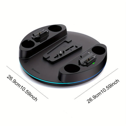 PS5 Charging Station with RGB Light Stand for PS5 Slim PS5 Pro - Fast Dual Controller Charger for an Everyday Personal Care Routine