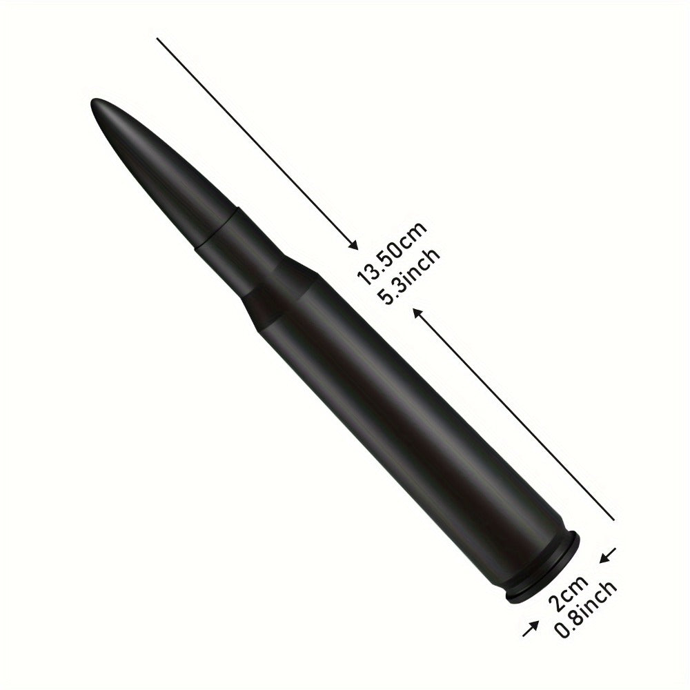Short Car Antenna 5.3 Inch – Carbon Steel Universal Fit AM FM Signal Booster Stub Antenna Replacement for Cars Trucks SUVs