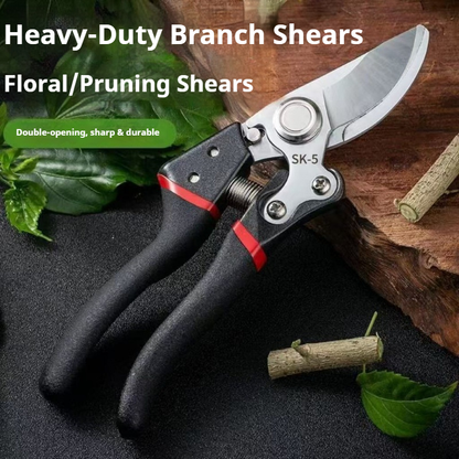 Branch Pruner Extra Large Reinforced SK5 Steel Garden Tree Trimmer Long Reach Cutting Tool for Thick Branches Outdoor Yard Fruit Trees