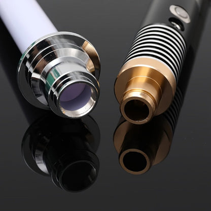 Light Up Saber with Metal Handle RGB 16 Colors, LED Cosplay Laser Sword with Sound Effects, Anakin Luke Darksaber Style