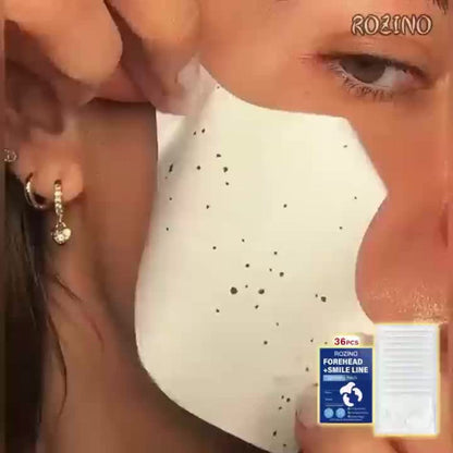 Retinol Peptide Face Patches 36pcs Anti-Wrinkle Hydrolyzed Collagen Lifting Treatment for Forehead & Smile Lines