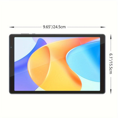 Android Tablet 10-Inch Pink with Android 12, Quad-Core CPU, IPS Touchscreen and Dual Cameras