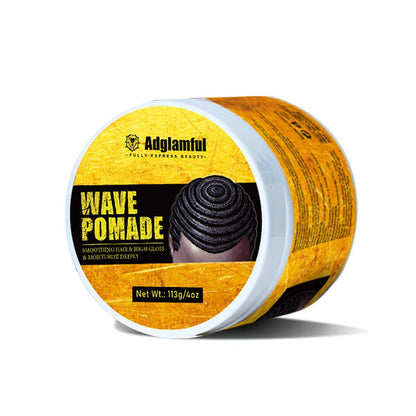 360 Wave Pomade for Men – Wave Control Defining Cream for Layered Waves, Volume & Texture | Non-Greasy, Water-Soluble